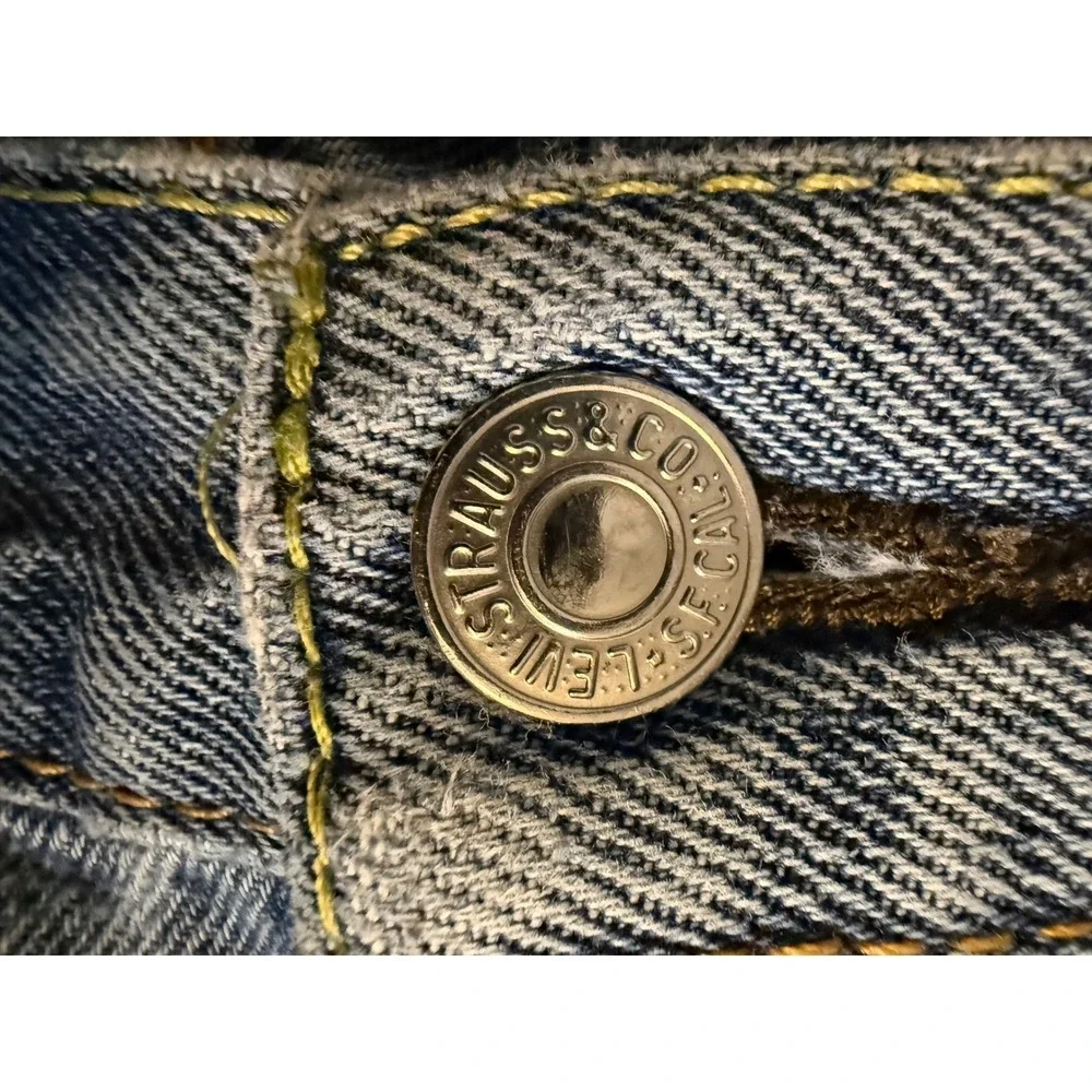 Levi's 550 Relaxed Fit Jeans Mens 50x34 Blue Medium Wash Red Tab Denim